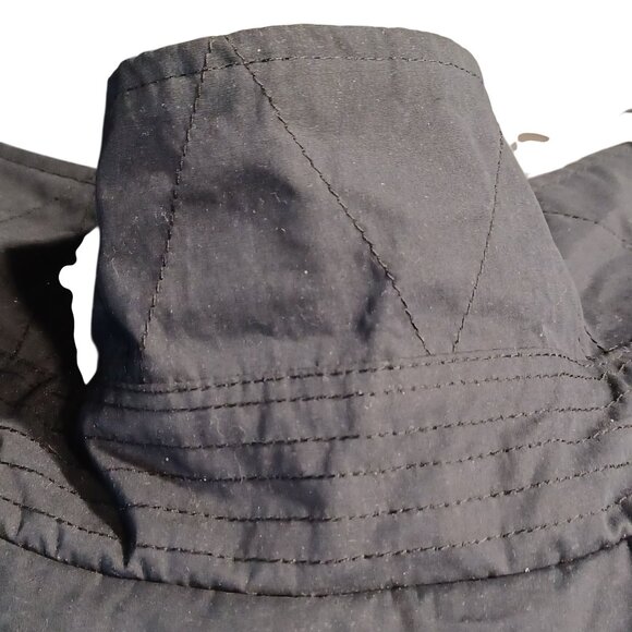 Woman Within Relaxed Fit Minimalist Car Coat Buttons Black WMs Plus Size 18W - Picture 7 of 10